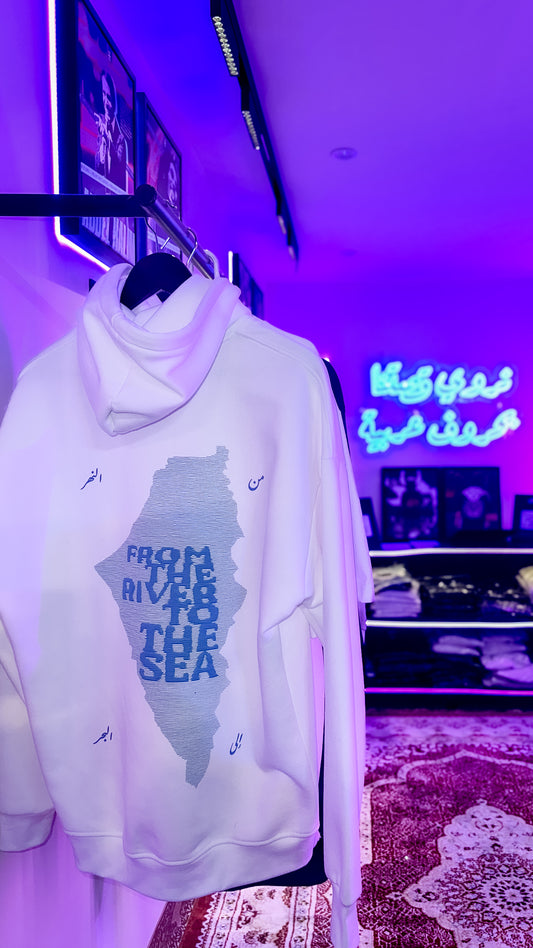 River & Sea Hoodie (White)